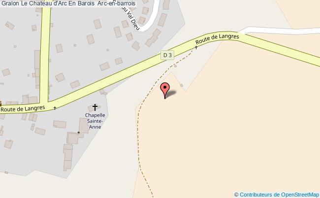 plan Le Chateau D'arc En Barois  Arc-en-barrois Arc-en-barrois