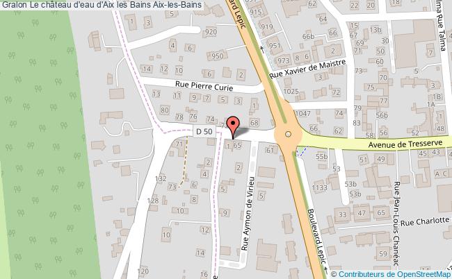 Le château d'eau d'Aix les Bains