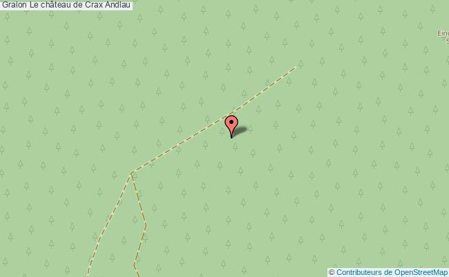 plan Le Château De Crax Andlau Andlau