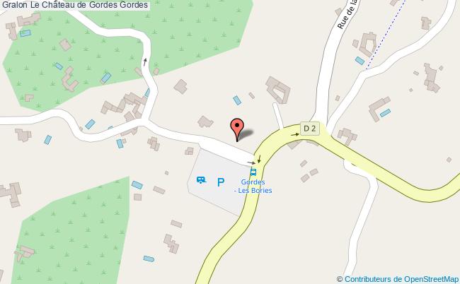 plan Le Château De Gordes Gordes Gordes