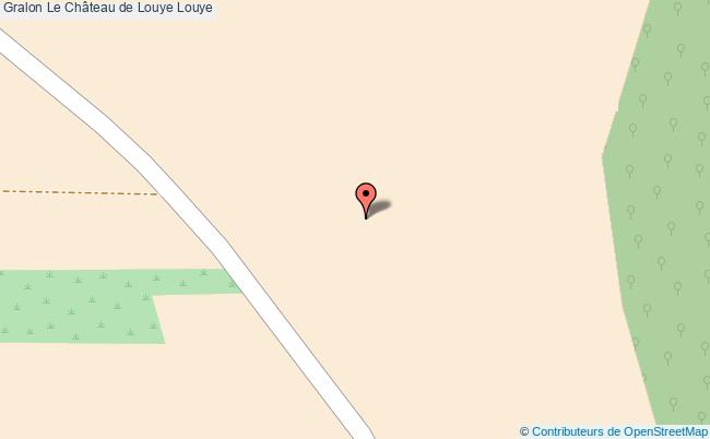 plan Le Château De Louye Louye Louye