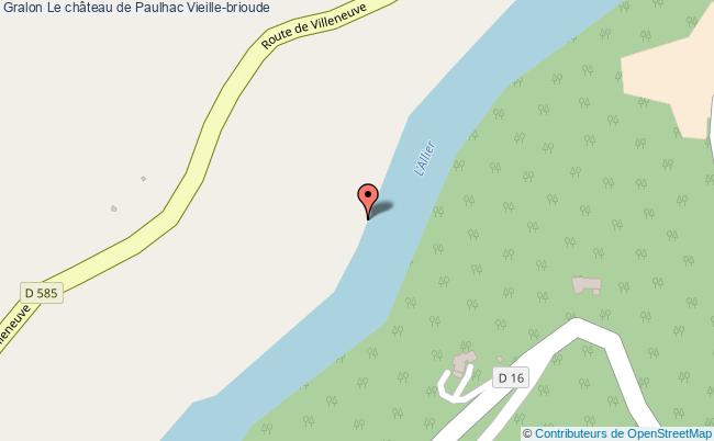 plan Le Château De Paulhac Vieille-brioude Vieille-brioude