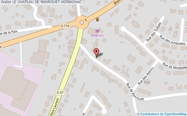 plan Le Chateau De RanrouËt Herbignac HERBIGNAC