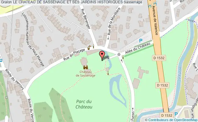 plan Le Chateau De Sassenage Et Ses Jardins Historiques Sassenage Sassenage