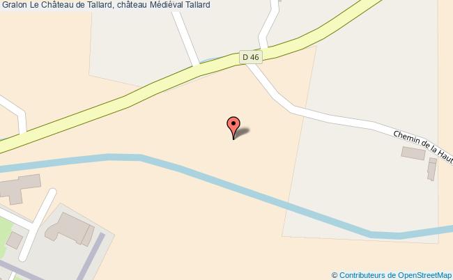 plan Le Château De Tallard, Château Médiéval Tallard Tallard