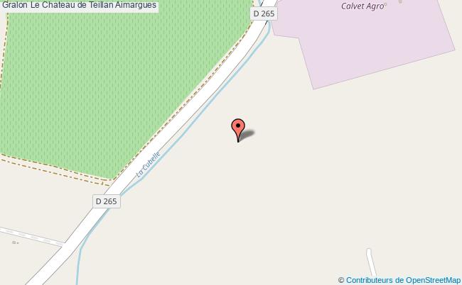 plan Le Chateau De Teillan Aimargues Aimargues