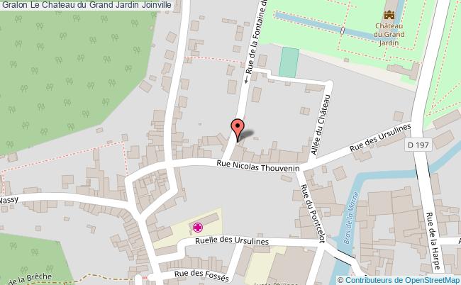 plan Le Chateau Du Grand Jardin Joinville Joinville