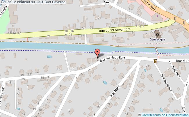 plan Le Château Du Haut-barr Saverne Saverne