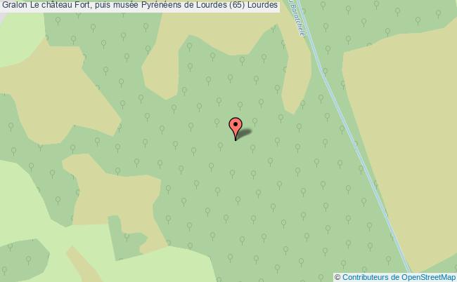 plan Le Château Fort, Puis Musée Pyrénéens De Lourdes (65) Lourdes Lourdes