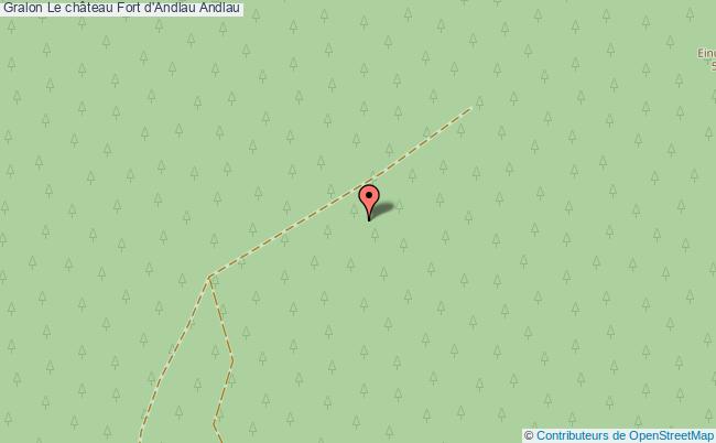 plan Le Château Fort D'andlau Andlau Andlau