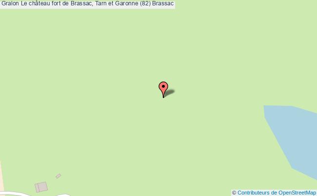 plan Le Château Fort De Brassac, Tarn Et Garonne (82) Brassac Brassac