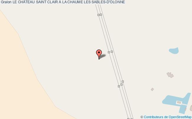 plan Le ChÂteau Saint Clair À La Chaume Les Sables-d'olonne LES SABLES-D'OLONNE