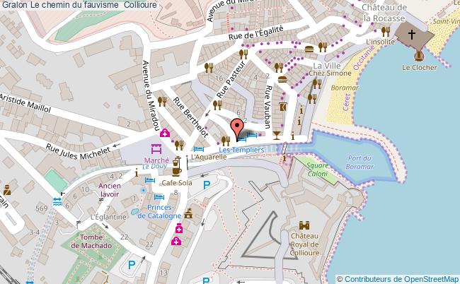 plan Le Chemin Du Fauvisme  Collioure Collioure