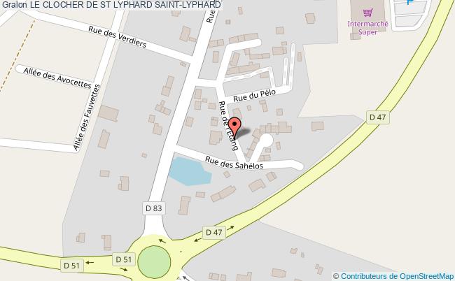 plan Le Clocher De St Lyphard Saint-lyphard SAINT-LYPHARD