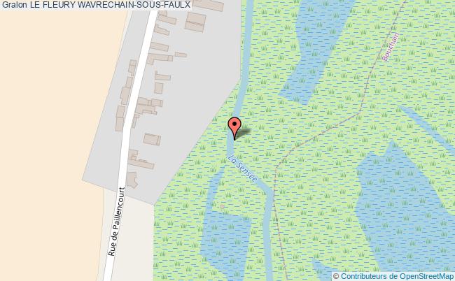 plan Le Fleury Wavrechain-sous-faulx WAVRECHAIN-SOUS-FAULX