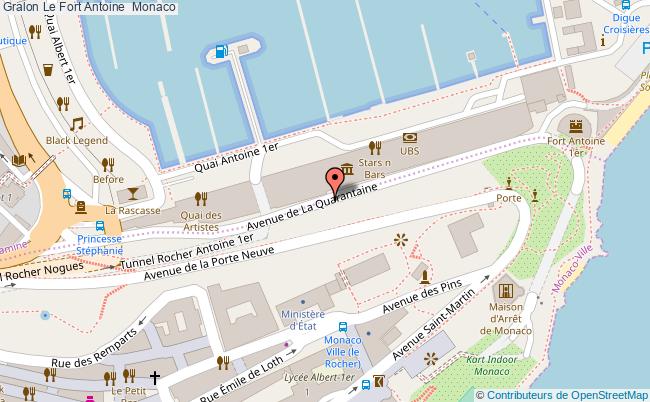 plan Le Fort Antoine  Monaco Monaco