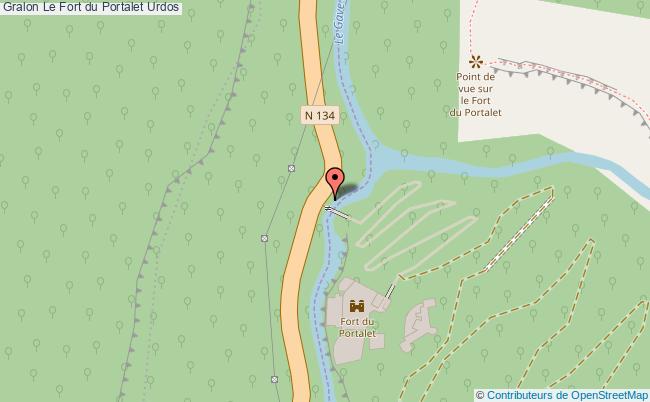 plan Le Fort Du Portalet Urdos Urdos