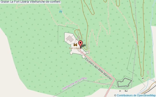 plan Le Fort Libéria Villefranche-de-conflent Villefranche-de-conflent