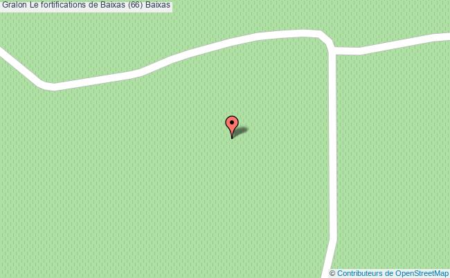 plan Le Fortifications De Baixas (66) Baixas Baixas