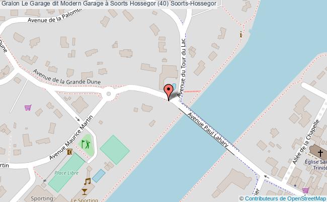 plan Le Garage Dit Modern Garage à Soorts Hossegor (40) Soorts-hossegor Soorts-Hossegor