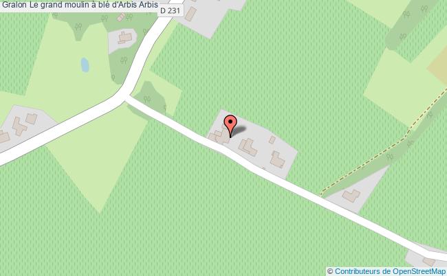 Le grand moulin à blé d'Arbis