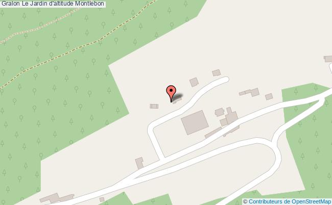 plan Le Jardin D'altitude Montlebon Montlebon