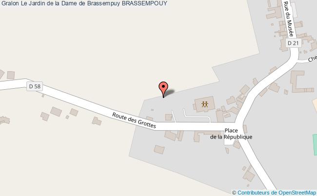 plan Le Jardin De La Dame De Brassempuy Brassempouy BRASSEMPOUY