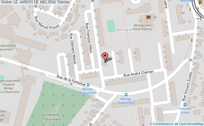 plan Le Jardin De Melisse Nantes Nantes