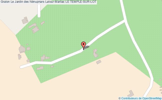 plan Le Jardin Des Nénuphars Latour-marliac Le Temple-sur-lot LE TEMPLE-SUR-LOT