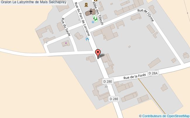 plan Le Labyrinthe De Maïs Seicheprey Seicheprey