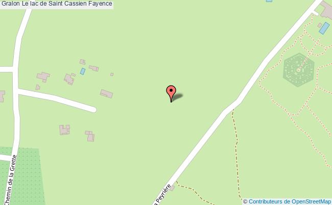 plan Le Lac De Saint Cassien Fayence Fayence