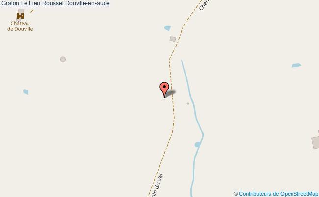 plan Le Lieu Roussel Douville-en-auge Douville-en-auge