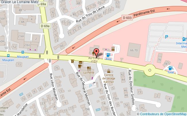 plan Le Lorraine Metz Metz