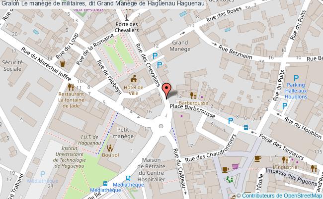 Le manège de militaires, dit Grand Manège de Haguenau