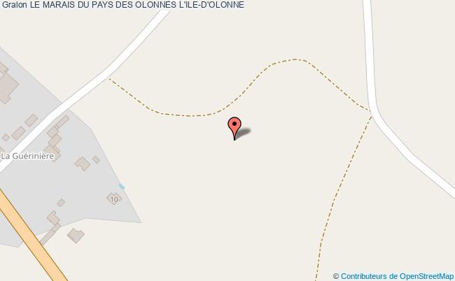 plan Le Marais Du Pays Des Olonnes L'ile-d'olonne L'ILE-D'OLONNE