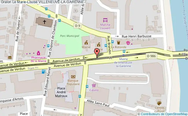 plan Le Marie-louise Villeneuve-la-garenne VILLENEUVE-LA-GARENNE