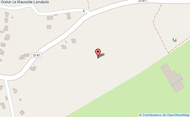 plan Le Mausolée Lanuéjols Lanuéjols