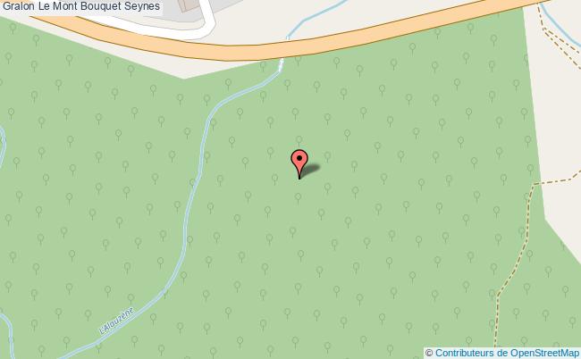 plan Le Mont Bouquet Seynes Seynes