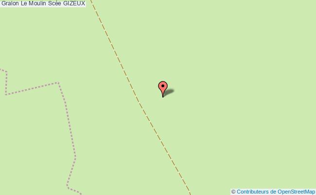 plan Le Moulin Scée Gizeux GIZEUX