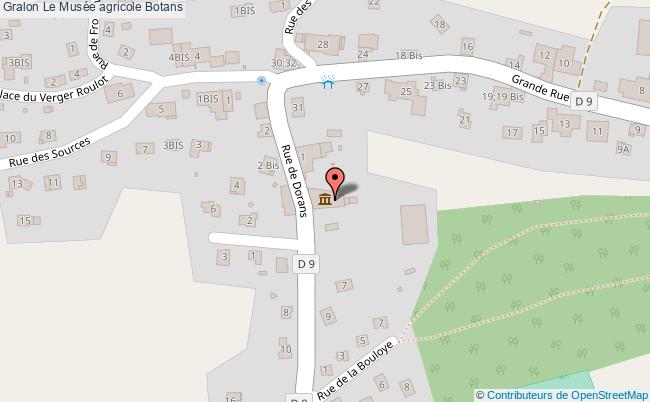 plan Le Musée Agricole Botans Botans