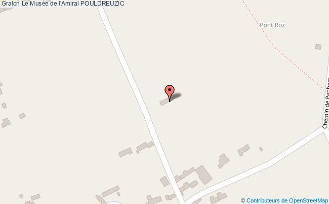 plan Le Musée De L'amiral Pouldreuzic POULDREUZIC