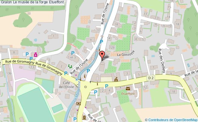 plan Le Musée De La Forge Etueffont Etueffont