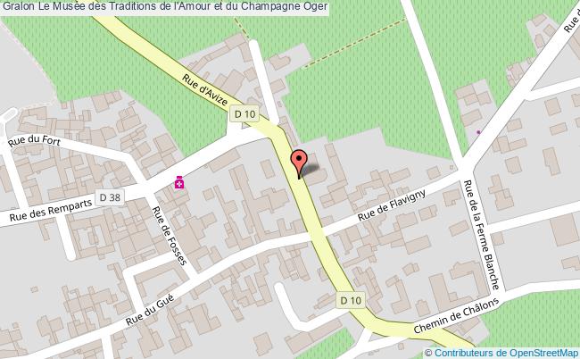 plan Le Musée Des Traditions De L'amour Et Du Champagne Oger Oger