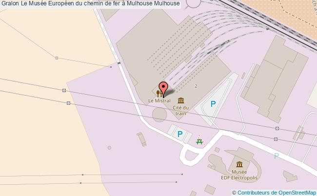 plan Le Musée Européen Du Chemin De Fer à Mulhouse Mulhouse Mulhouse
