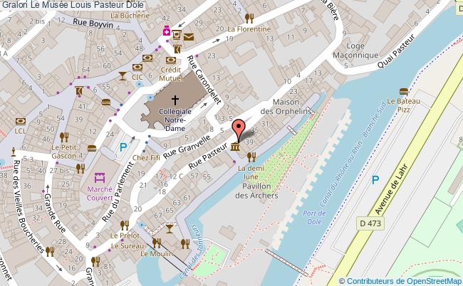 plan Le Musée Louis Pasteur Dole Dole