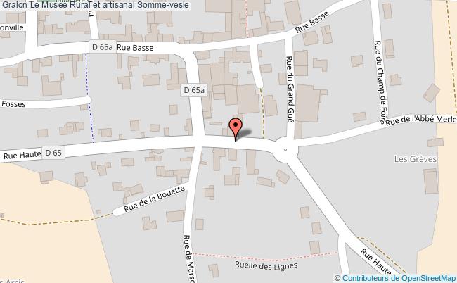 plan Le Musée Rural Et Artisanal Somme-vesle Somme-vesle