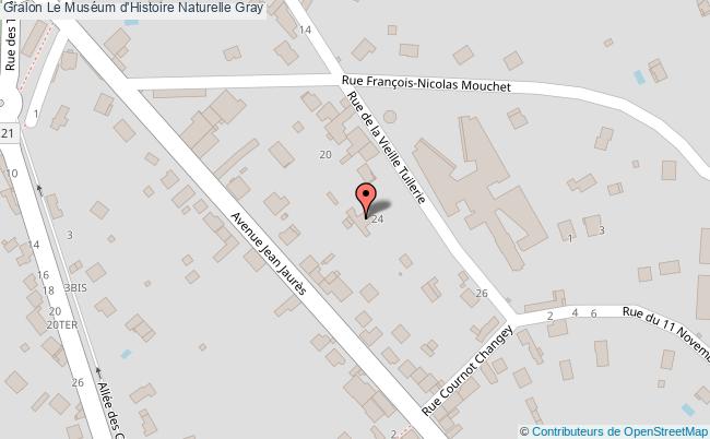 plan Le Muséum D'histoire Naturelle Gray Gray