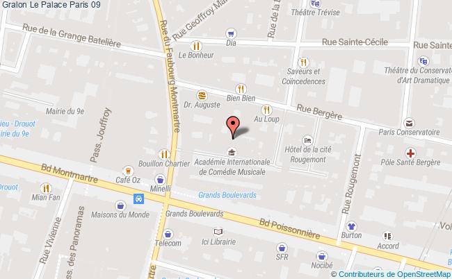 plan Le Palace Paris 09 Paris 09
