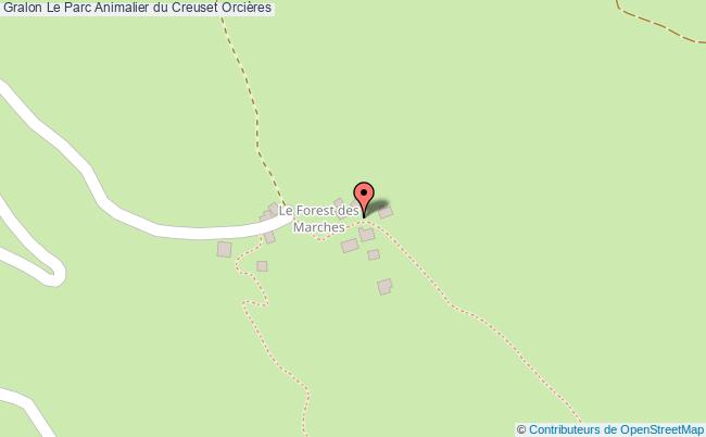 plan Le Parc Animalier Du Creuset Orcières Orcières