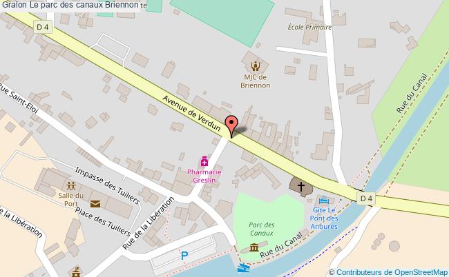 plan Le Parc Des Canaux Briennon Briennon